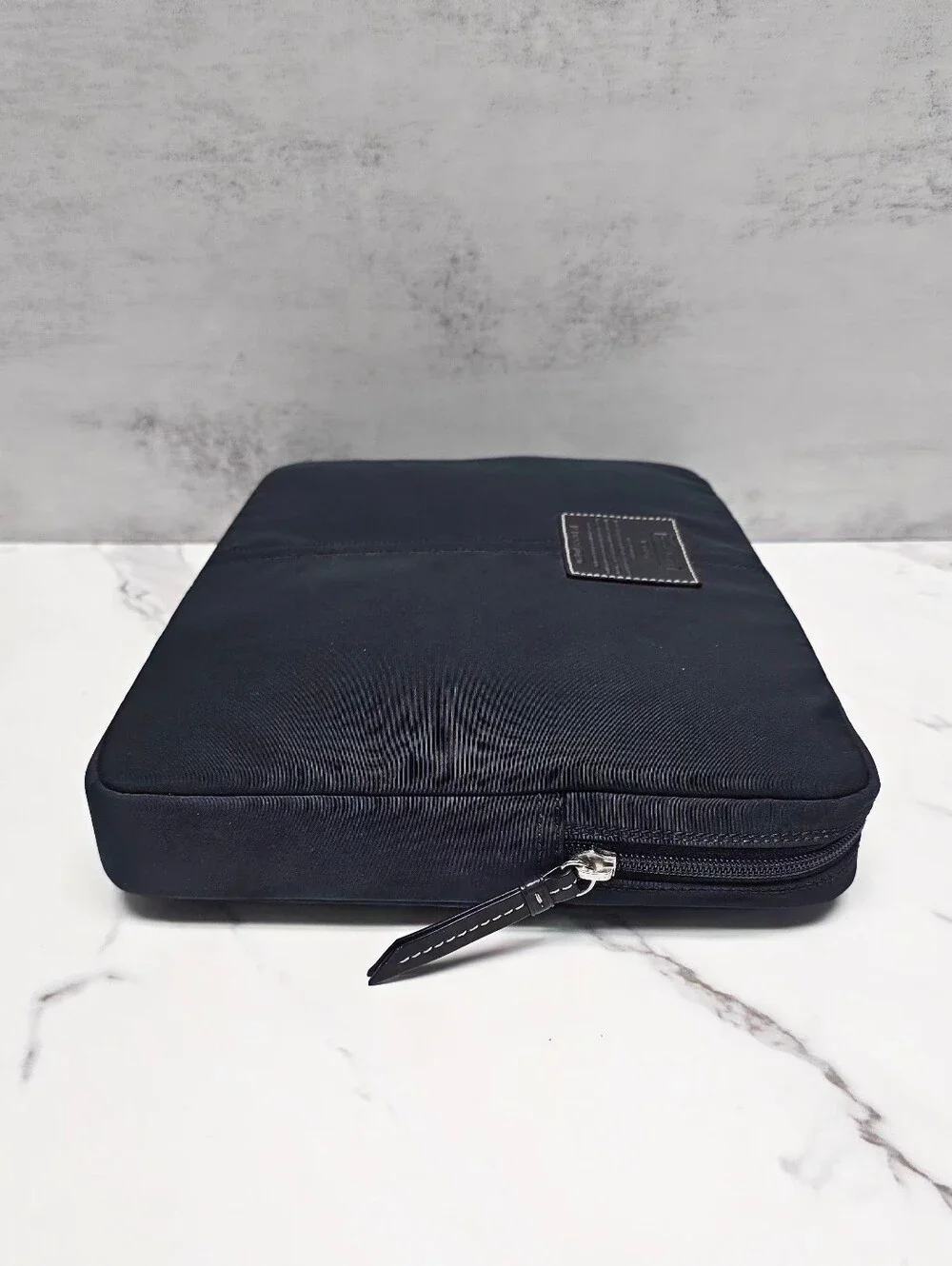 Coach Black Nylon Padded Laptop Sleeve